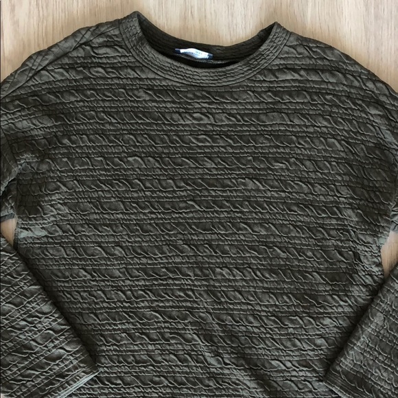 Zara Sweaters - Zara Trafaluc Green Sweater
